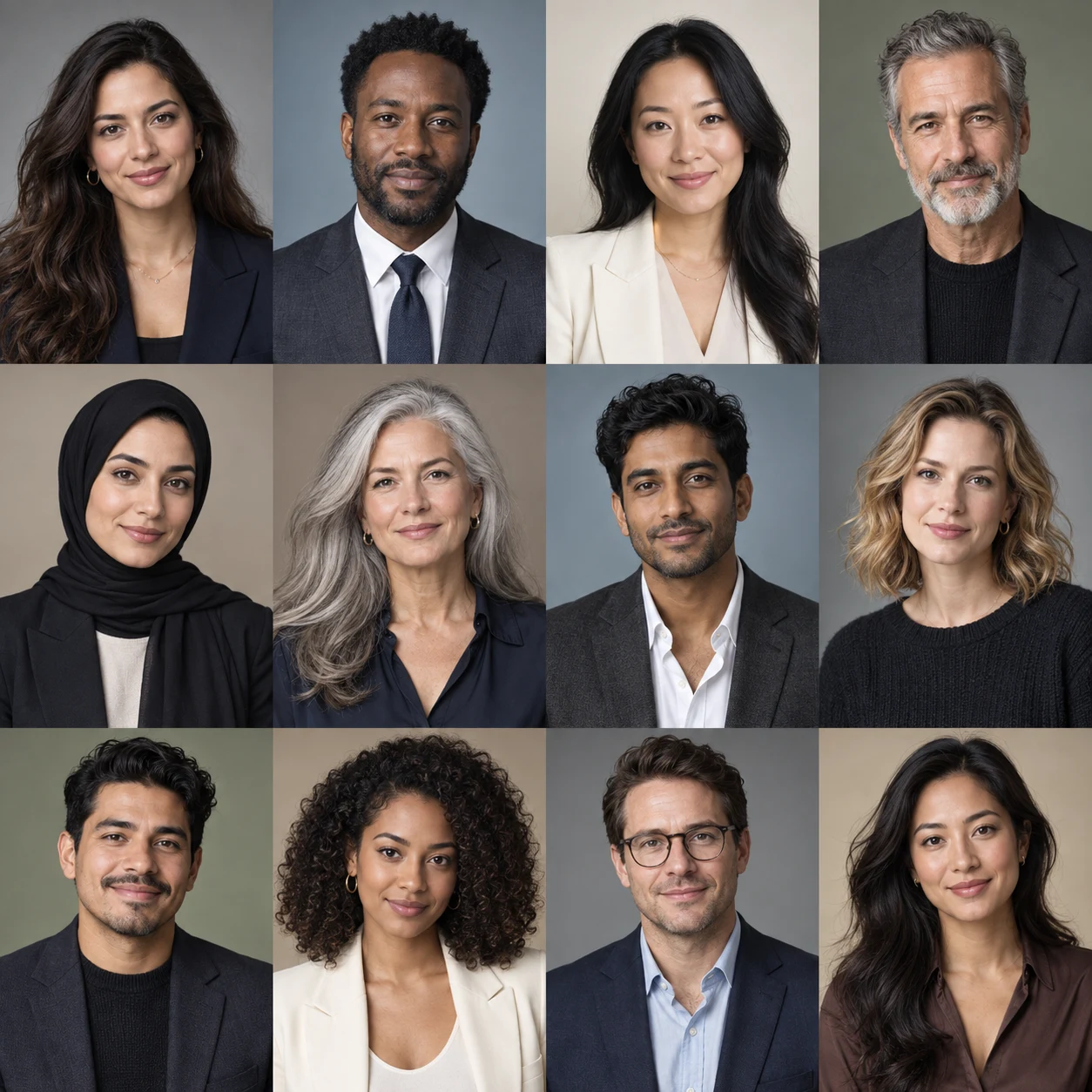 AI-generated LinkedIn headshot example 1 with studio lighting